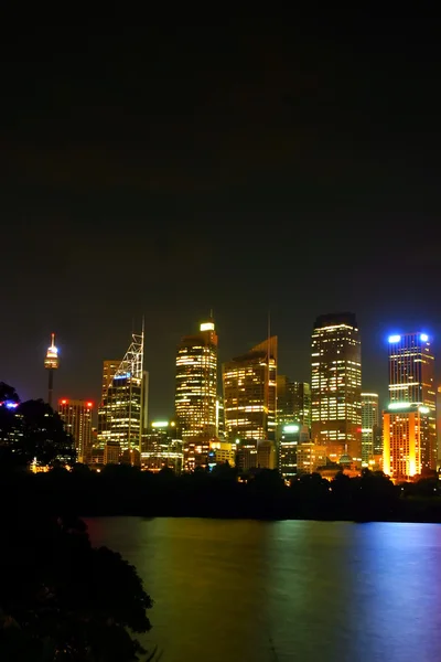 Stock Fotka ze Sydney skyline v cyklický Quay, Sydney — Stock fotografie