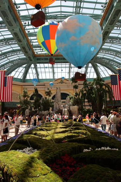 Konzervatoře a zahrada Bellagio Las Vegas, Usa — Stock fotografie