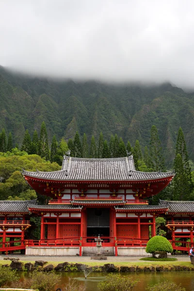 Byodo-In Tapınağı, O'aho, Hawaii — Stok fotoğraf