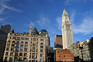 Boston Skyline stok görüntü