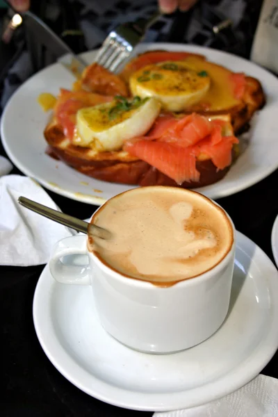 Stock photo of western breakfast and coffee — Stock Photo, Image