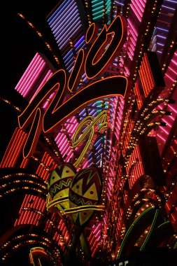 Las Vegas, Nevada, ABD'de geceleri