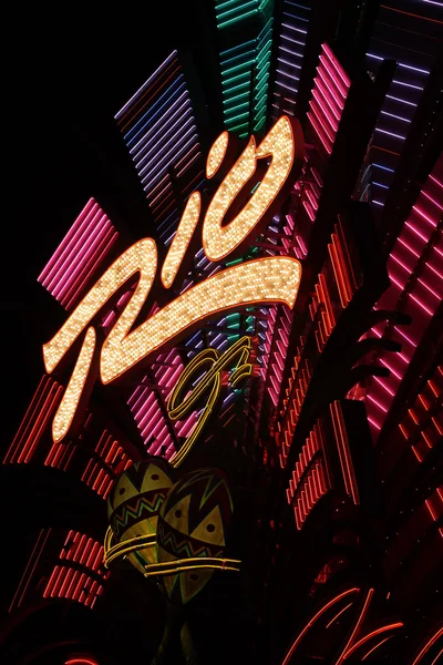 Las Vegas, Nevada, at night in USA — Stock Photo, Image