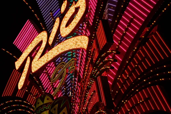 Las Vegas, Nevada, 's nachts in Usa — Stockfoto