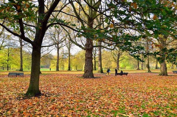 봄 동안 런던에서 세인트 Jamess 공원의 아름 다운 보기 — 스톡 사진