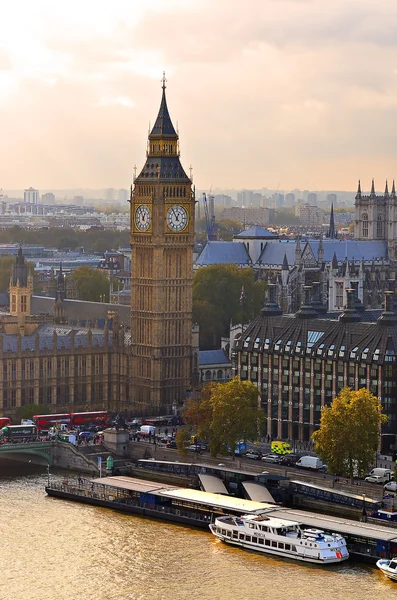 Gran ben y las casas del parlamento, Londres, Reino Unido —  Fotos de Stock