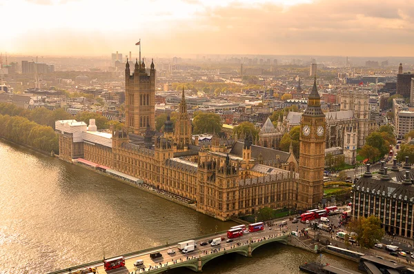 Büyük Ben ve parlamento evleri, Londra, İngiltere — Stok fotoğraf