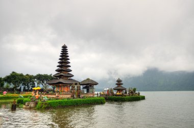 Pura ulun danu bratan, hindu Tapınağı bratan Gölü, bali, Endonezya