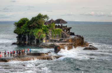 Bali Adası Endonezya 'daki Tanah Lot Tapınağı