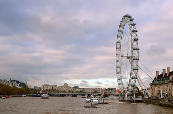 천년기 바퀴 (런던 눈), 런던, 영국 — 스톡 사진
