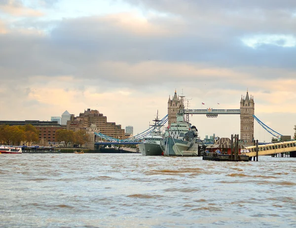 Фондовый образ River Thames, Лондон, Великобритания — стоковое фото