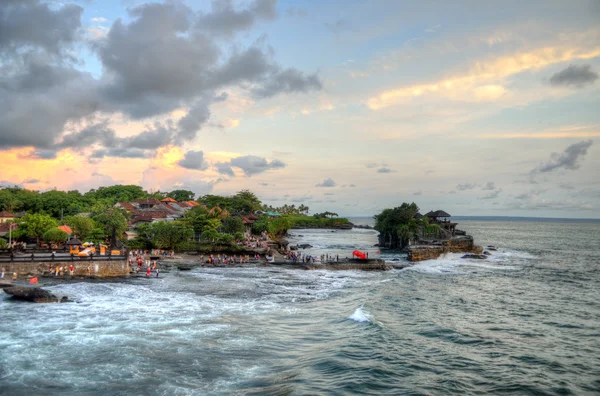 Tanah Lot Temple on Sea på Bali Island Indonesia – stockfoto