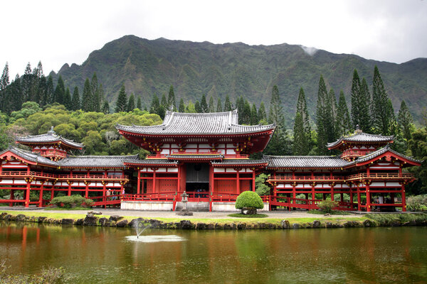 Byodo-In Temple, O'aho, Hawaii