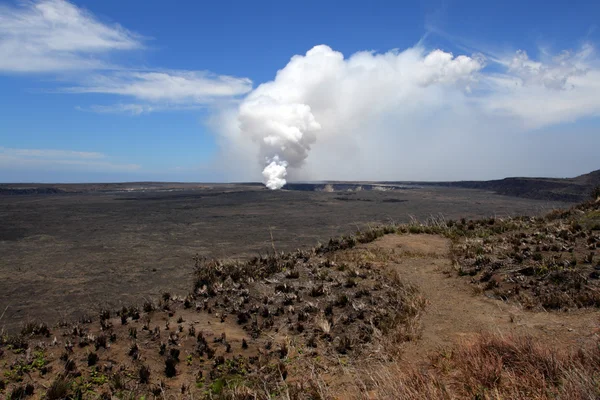 夏威夷火山国家公园，美国 — 图库照片