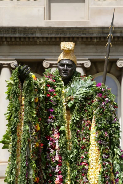 Estatua del Rey Kamehameha, Honolulu, Hawai —  Fotos de Stock