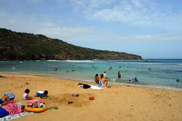 Hanauma Bay, Oahu, Hawaii — Stock fotografie