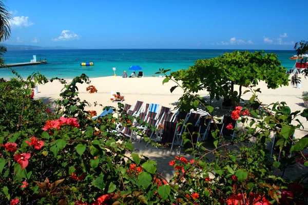 Doktor jeskyně Beach Club, Montego Bay, Jamajka — Stock fotografie