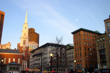 Boston Skyline stok görüntü