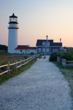 Yarış nokta ışık Cape Cod, Massachusetts tarihi bir deniz feneri olduğunu