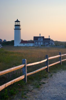 Yarış nokta ışık Cape Cod, Massachusetts tarihi bir deniz feneri olduğunu