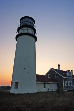 Yarış nokta ışık Cape Cod, Massachusetts tarihi bir deniz feneri olduğunu