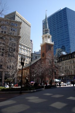 Bina ve manzarası Boston şehir merkezi, ABD