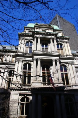 Bina ve manzarası Boston şehir merkezi, ABD