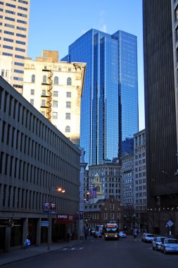 Bina ve manzarası Boston şehir merkezi, ABD