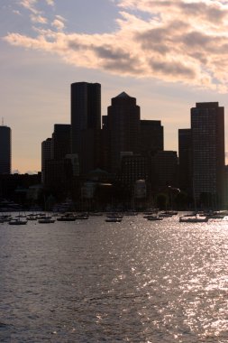Boston Skyline stok görüntü