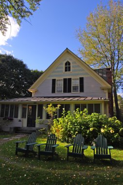 Sonbaharda yapraklar, Vermont, ABD