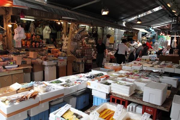 Tsukiji Fish Market, Tokyo, Japan — Stock Photo, Image