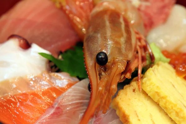 Imagem de perto do rolo de sushi — Fotografia de Stock