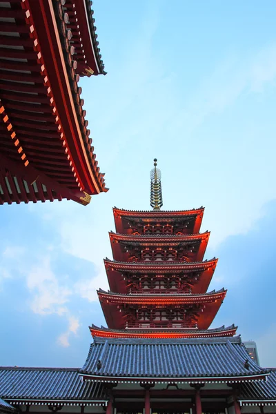 Senso-ji temple, Токіо, Японія — стокове фото