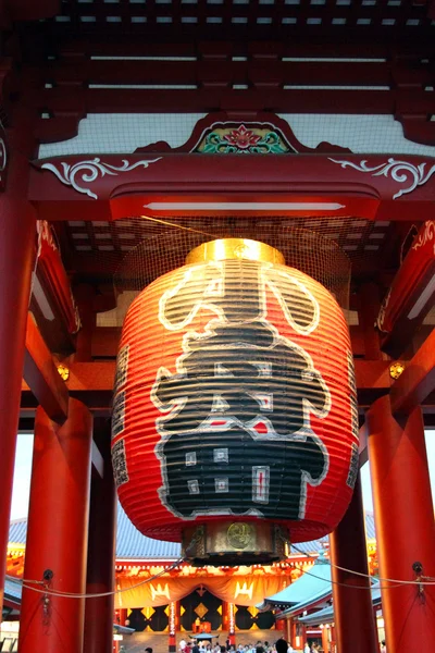 Hozo-mon kapısı, Senso-ji Tapınağı, Tokyo, Japonya — Stok fotoğraf