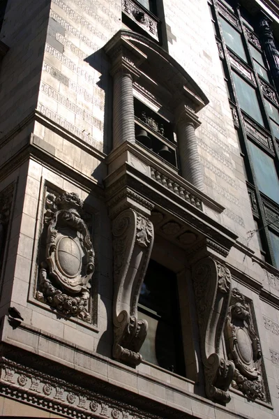 Bâtiment et horizon au centre-ville de Boston, États-Unis — Photo