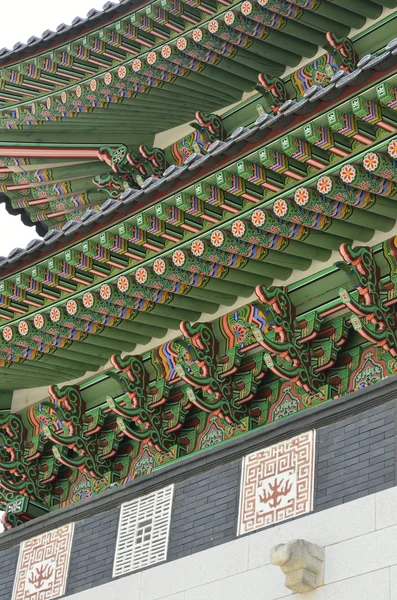 Republika Korei: Gyeongbok Palace, Seul, — Zdjęcie stockowe