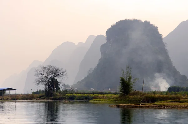 Paysage à Yangshuo Guilin, Chine — Photo