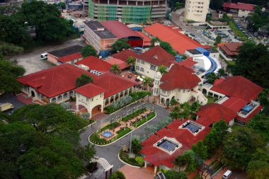 Petronas ikiz kuleleri kuala lumpur, Malezya.