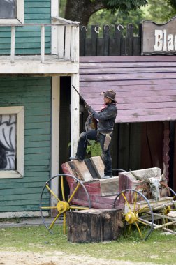 Stok görüntü eski kovboy bar