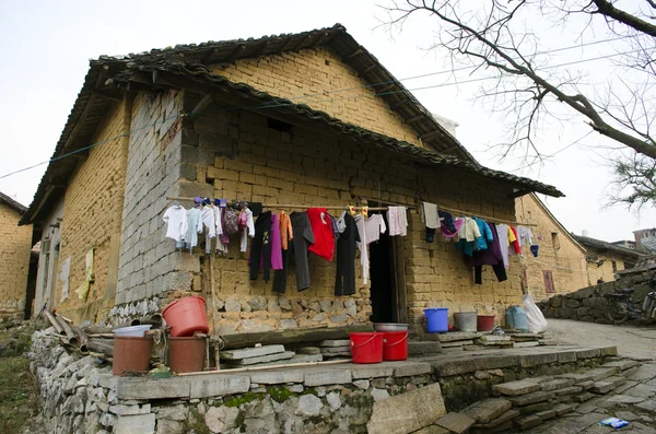 Chudoba - chudé, bydlení na vesnici — Stock fotografie