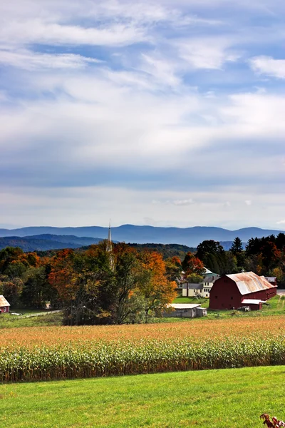 Follaje otoñal en Vermont, EE.UU. — Foto de Stock