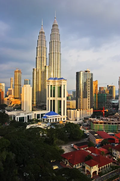 ペトロナス ツイン タワー クアラルンプール, マレーシア. — ストック写真