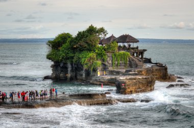 Bali Adası Endonezya 'daki Tanah Lot Tapınağı