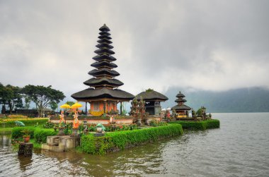 Pura ulun danu bratan, hindu Tapınağı bratan Gölü, bali, Endonezya