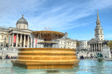 Trafalgar Square Londra İngiltere