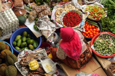 Pasar Siti Hatice (Kota Bharu orta Market), Kelantan, Malezya