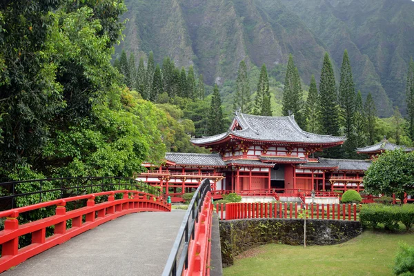 Byodo-In tempel, O'aho, Hawaii — Stockfoto