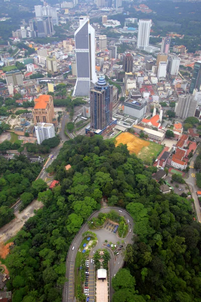 O horizonte da cidade de Kuala Lumpur — Fotografia de Stock