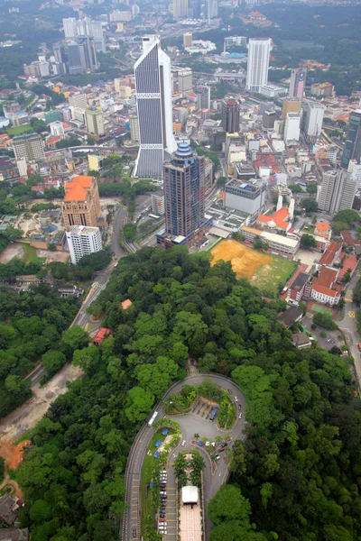 O horizonte da cidade de Kuala Lumpur — Fotografia de Stock