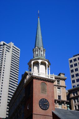 Bina ve Boston şehir merkezinde manzarası